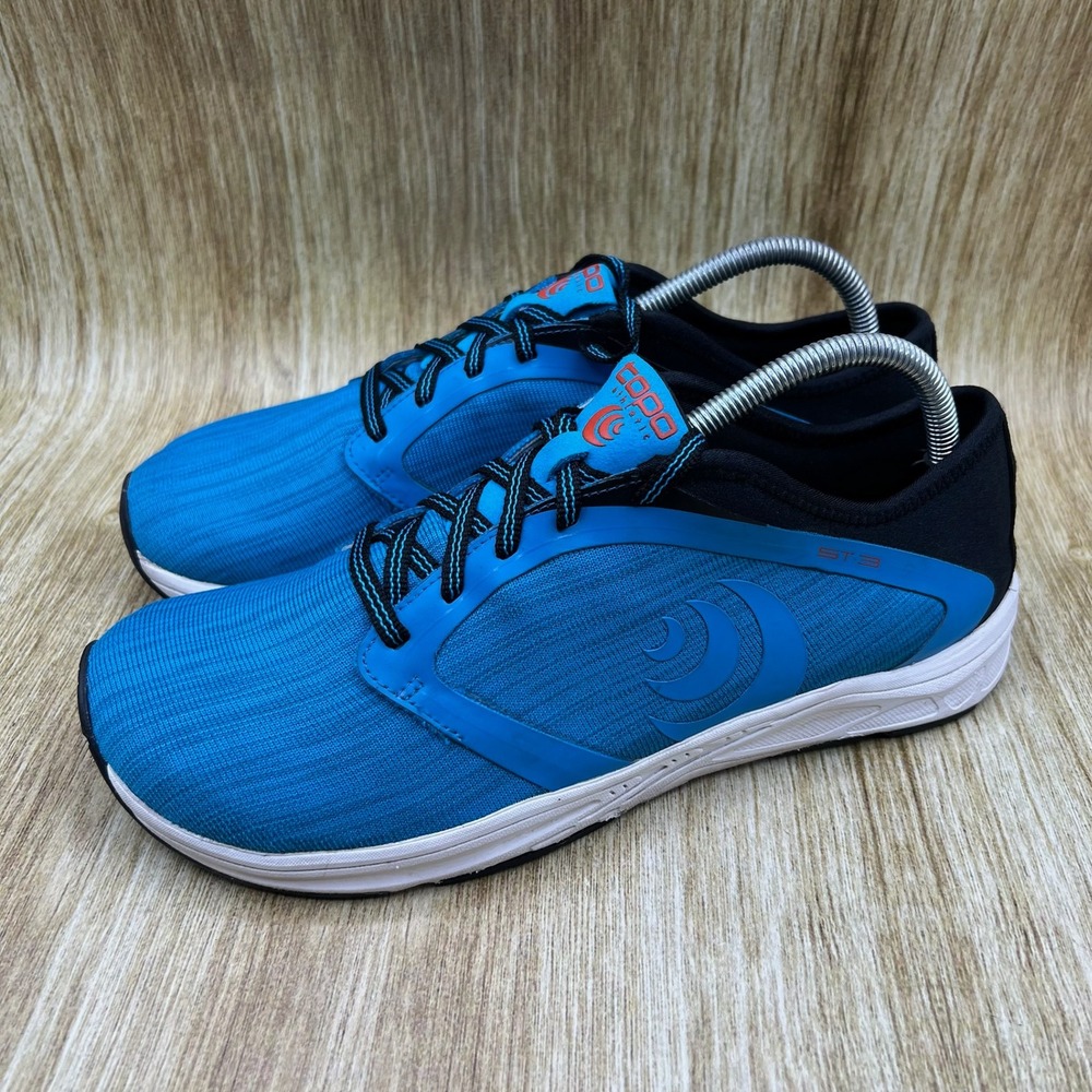 Topo Athletic ST-3 Men's Size 9 Blue Black Zero Drop Minimalist Running Shoes - Picture 3 of 10
